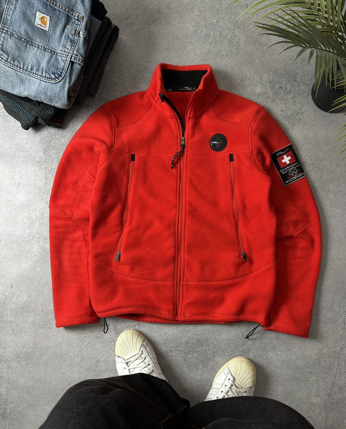 Polo Ralph Lauren RlX Chamonix Switzerland 🇨🇭fleece zip-sweatshirt Size US M / EU 48-50 / 2 - 1 Thumbnail