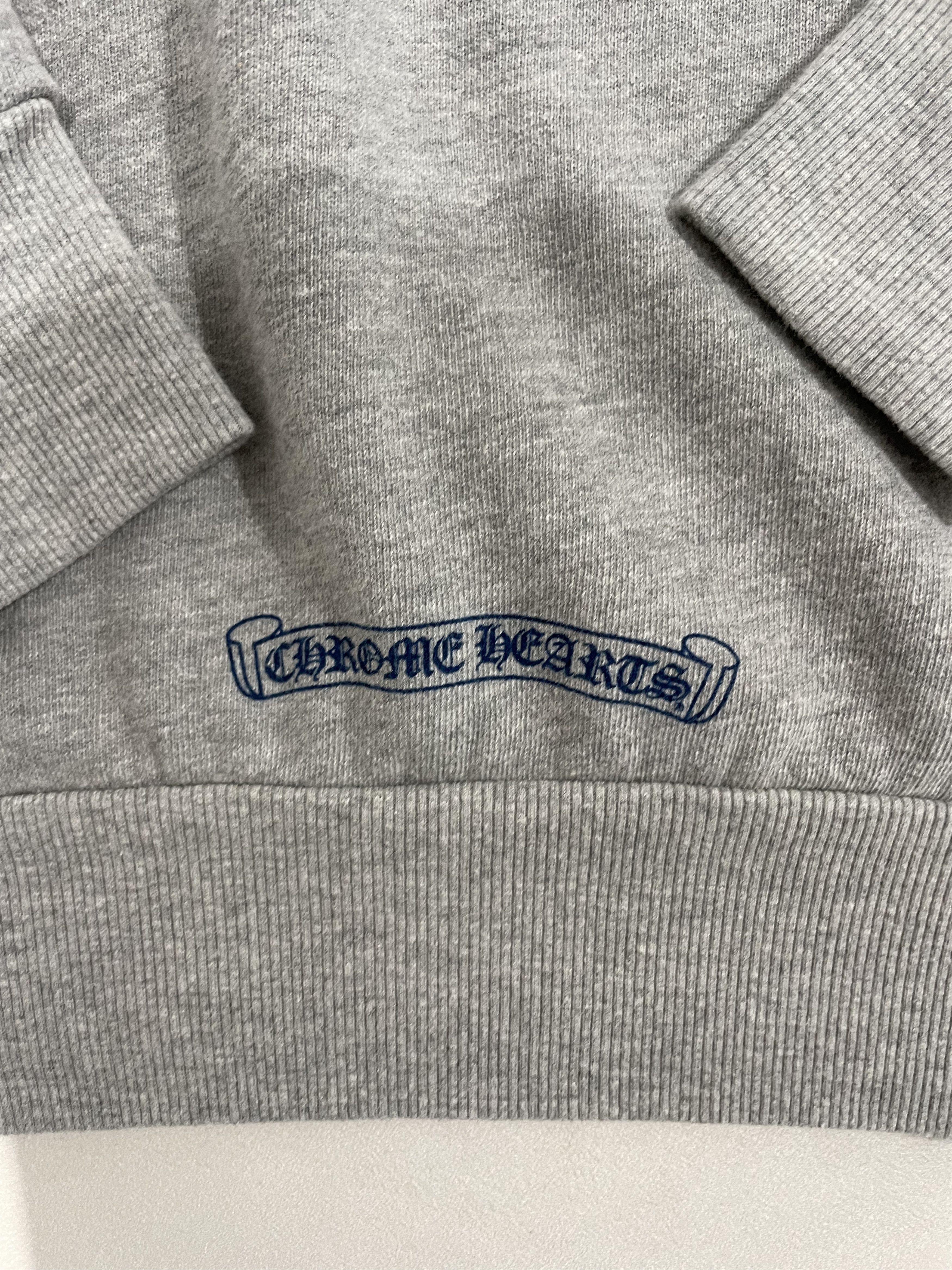 Chrome Hearts Chrome Hearts Triple Cross CH Letter Grey Sweatshirt Size XS / US 0-2 / IT 36-38 - 6 Thumbnail