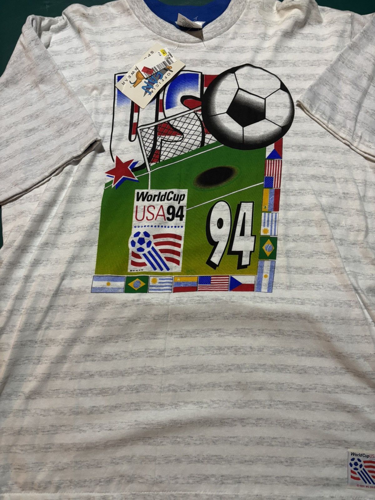 Vintage Vintage deadstock 1994 World Cup USA t shirt size XL Size US XL / EU 56 / 4 - 1 Thumbnail