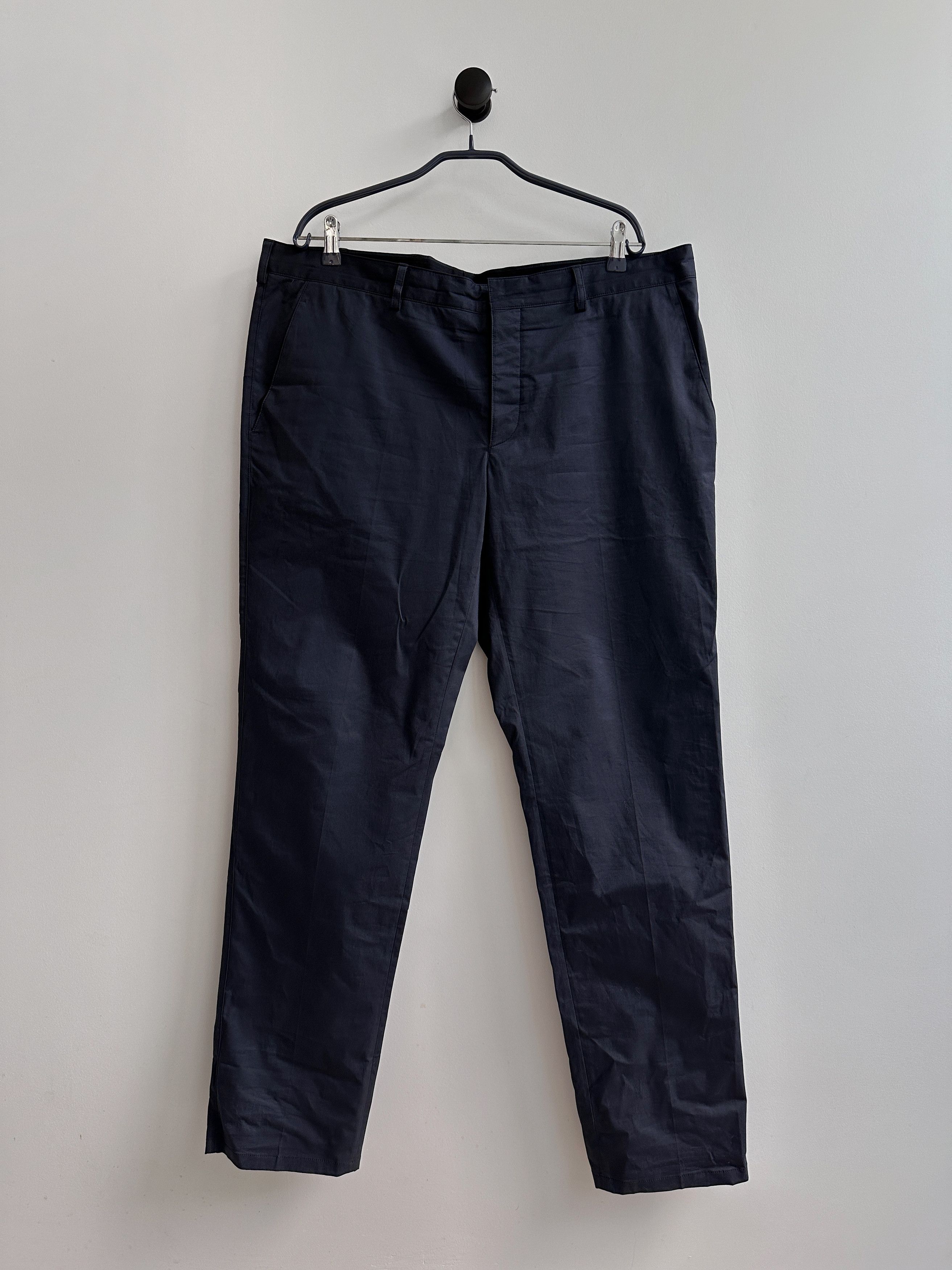 Prada Prada Navy Chino Casual Pants Trousers Size US 38 / EU 54 - 4 Thumbnail