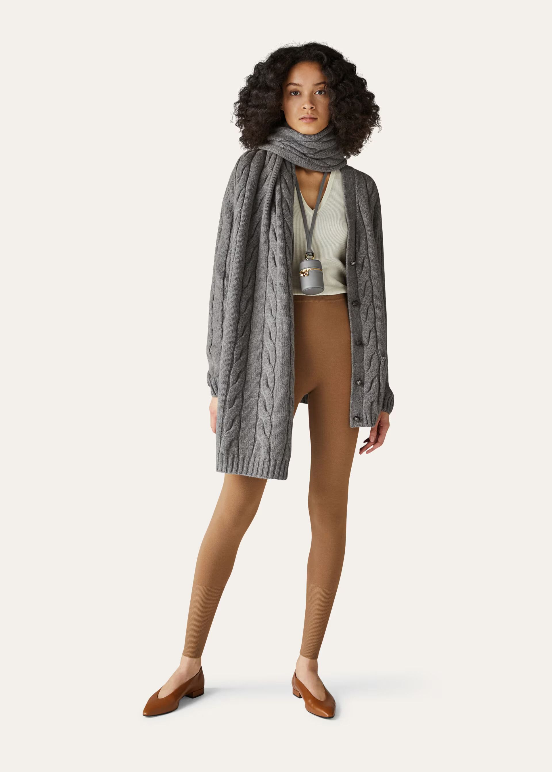 Loro Piana o1srvl11e0824 Napier Cardigan Sweater in Grey Size XS / US 0-2 / IT 36-38 - 5 Thumbnail