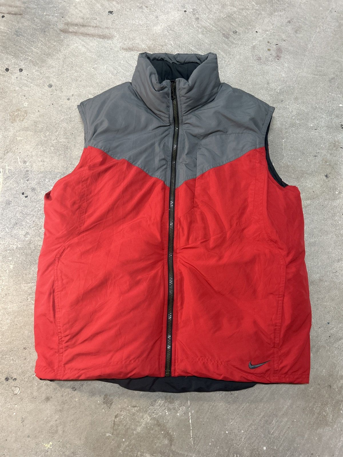 Nike Vintage Nike Reversible Down Fill Puffer Vest Size US L / EU 52-54 / 3 - 2 Thumbnail