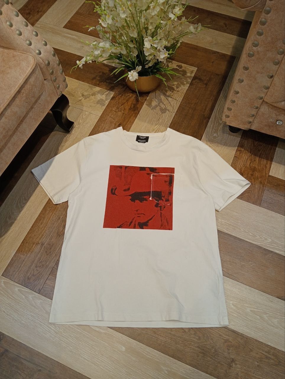 Raf Simons Calvin Klein 205W39NYC Andy Warhol Dennis Hopper T-shirt Size US XXL / EU 58 / 5 - 4 Thumbnail