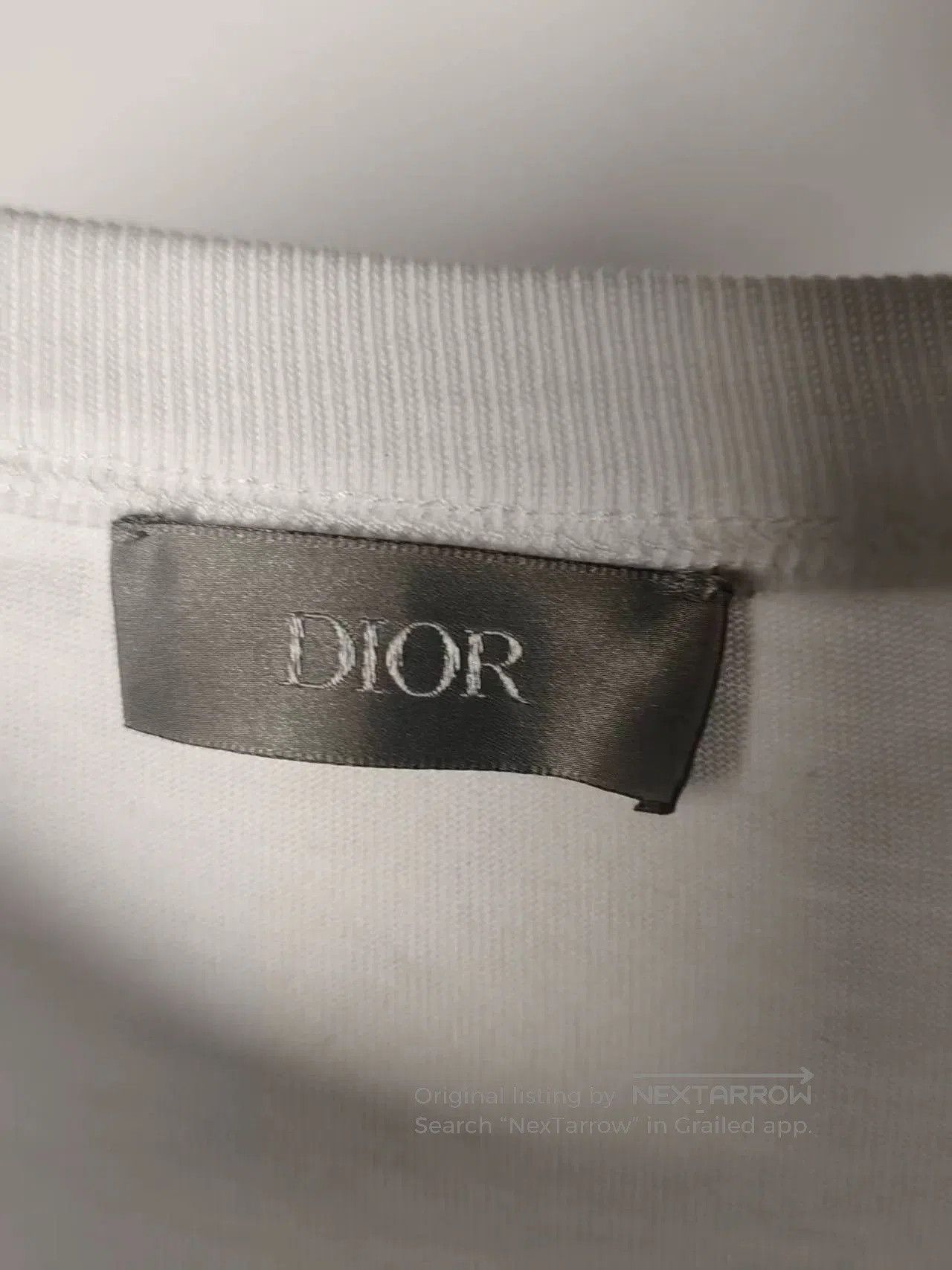 Dior Dior Embroidered Logo Short Sleeve T-Shirt. Size US M / EU 48-50 / 2 - 3 Thumbnail