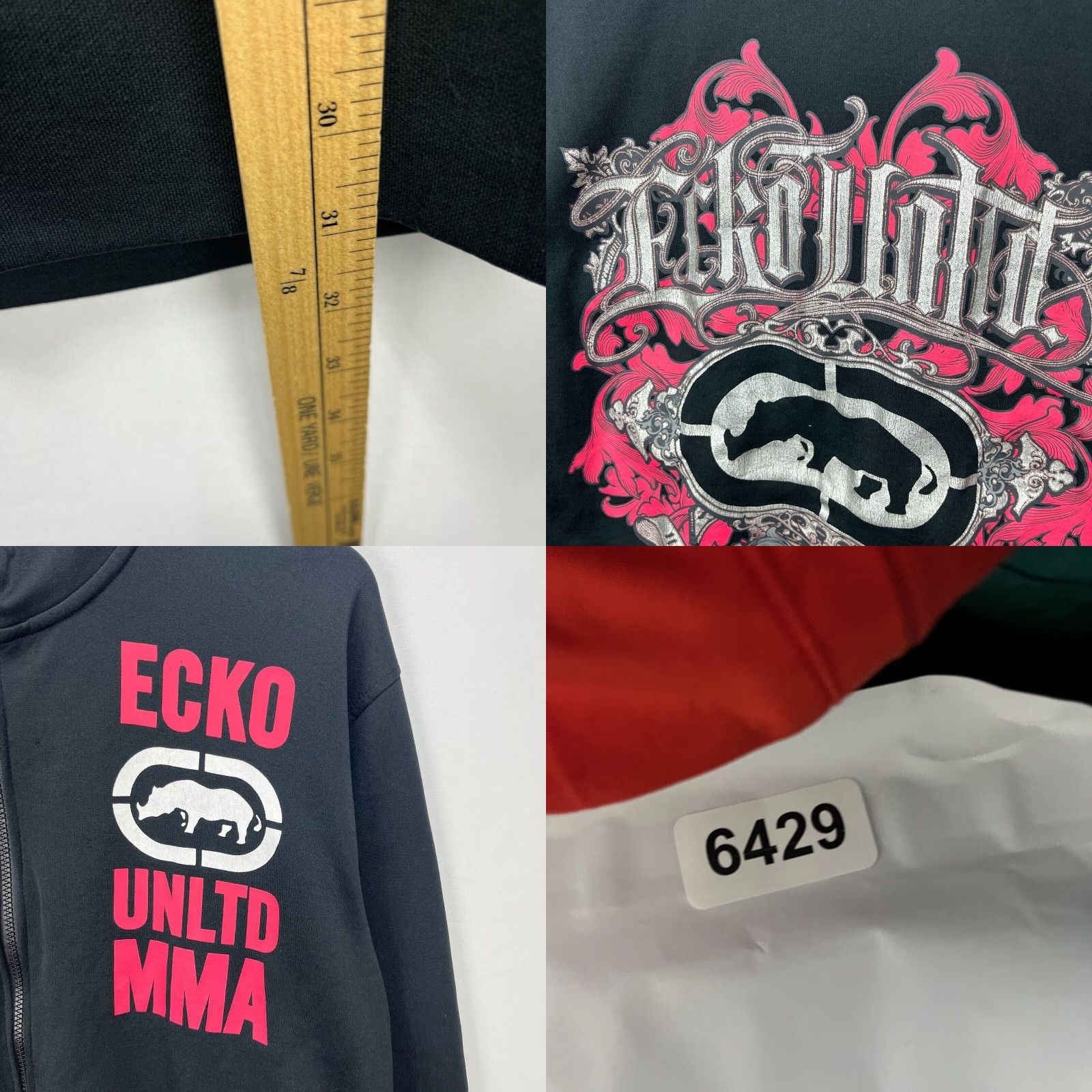 Ecko Unltd. VINTAGE Ecko Unltd. Track Jacket Shirt Men 2XL Black Size US XXL / EU 58 / 5 - 8 Thumbnail
