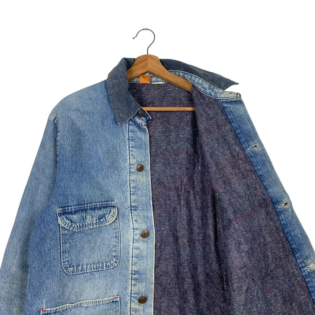 Japanese Brand BIG BEN by Wrangler Blanket Lined Denim Jacket #2141-C94 Size US M / EU 48-50 / 2 - 10 Thumbnail