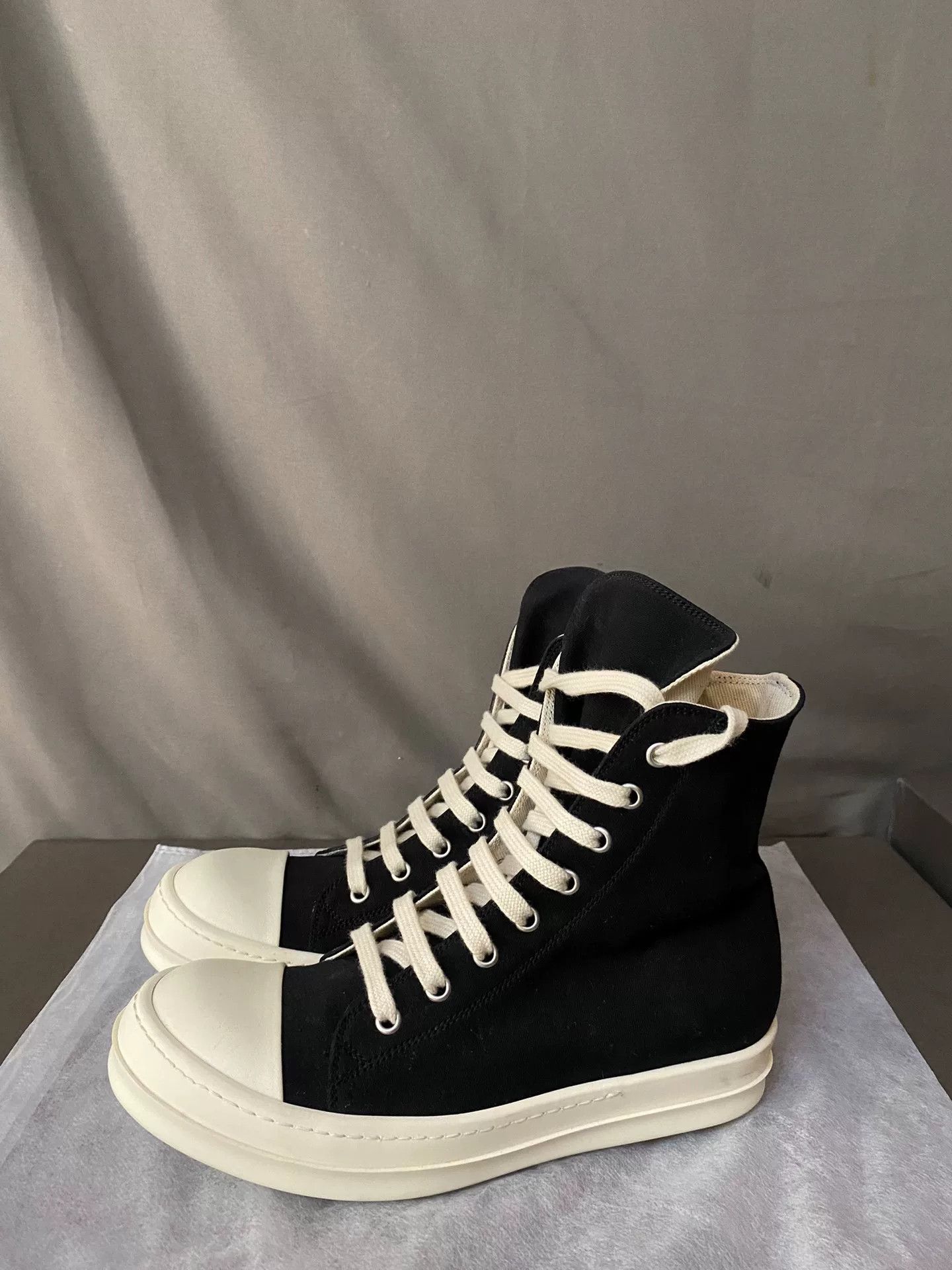 Rick Owens Rick Owens DRKSHDW Canvas Sneakers 36.5 Size US 5.5 / IT 35.5 - 1 Thumbnail