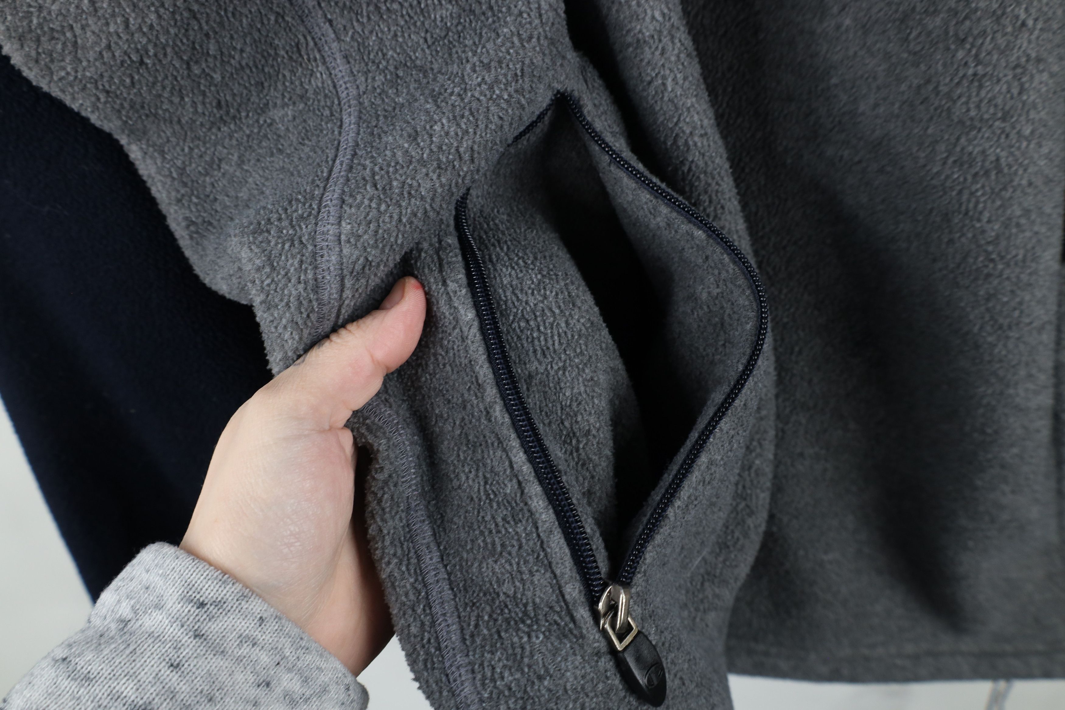Champion × Vintage Vintage 90s Champion Block Half Zip Fleece Sweater Blue Size US XL / EU 56 / 4 - 8 Thumbnail
