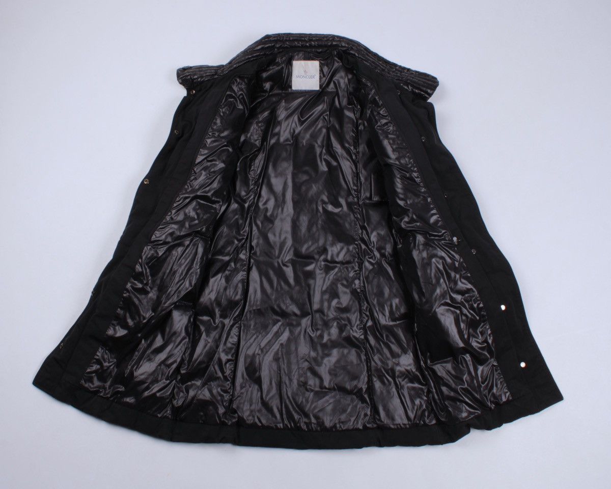 Designer × Moncler MONCLER Chataignier Giubbotto Down Black Long Jacket Coat Size S / US 4 / IT 40 - 13 Thumbnail
