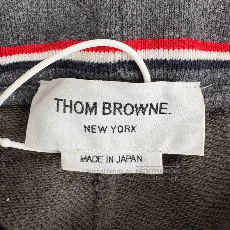 Thom Browne Thom Browne size 1 Grey Knit Track Pants Size US 30 / EU 46 - 6 Thumbnail