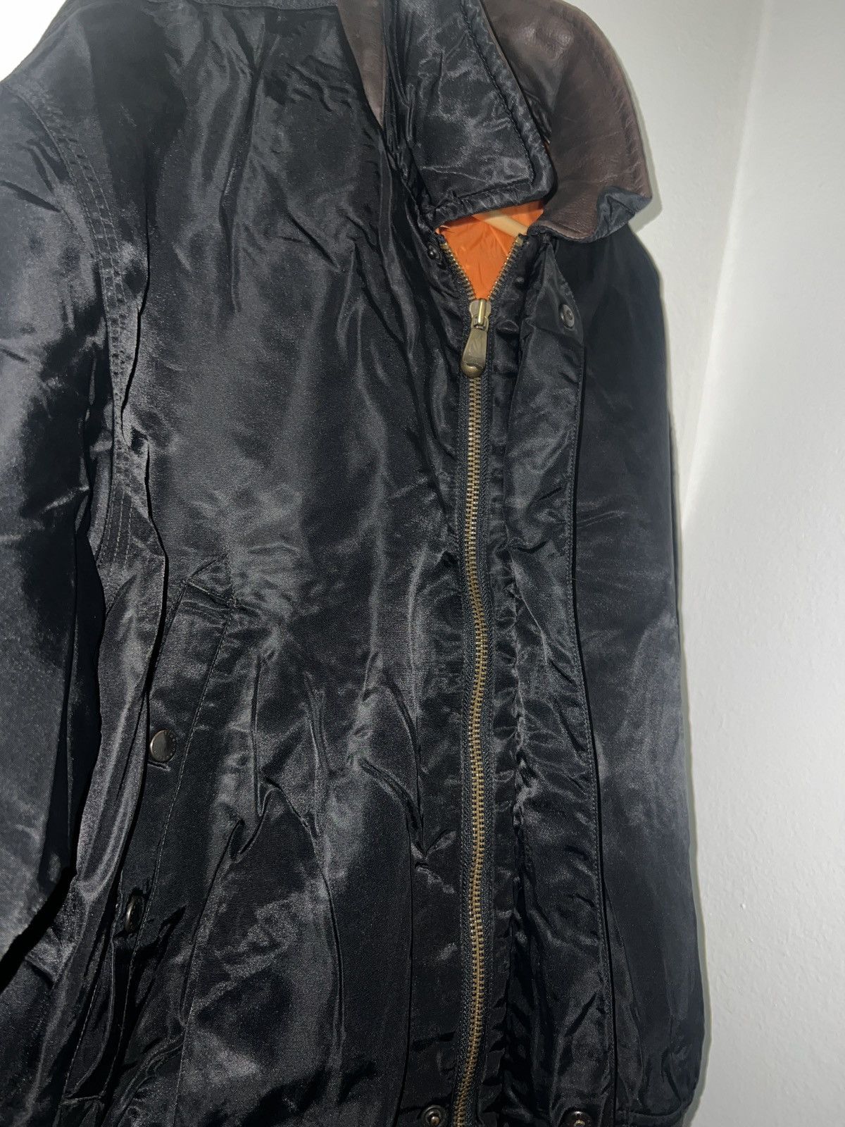 Nautica Black Leather Nautica Jacket Size US L / EU 52-54 / 3 - 3 Thumbnail