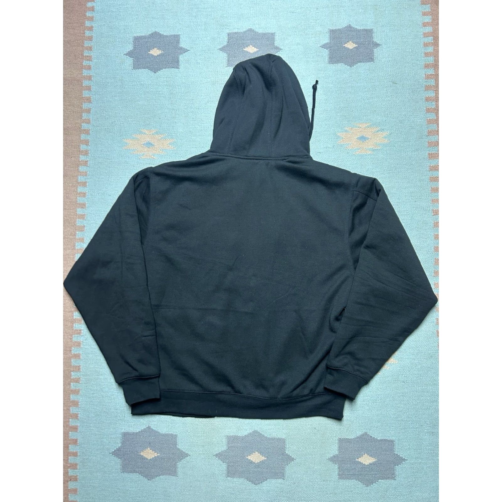 Vintage Dri Duck Hoodie Black Thermal Lined Heavy Zipper BROKEN ZIPPER MENS Large L Size US L / EU 52-54 / 3 - 8 Thumbnail