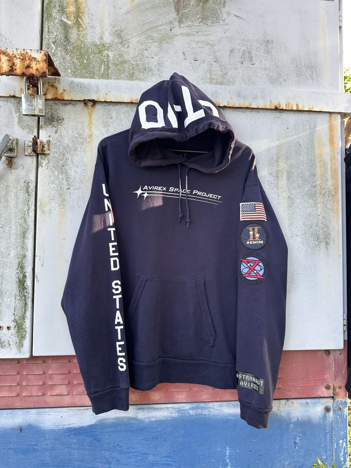Avirex 👹Avirex Space Project Patchwork Hoodie Size US XL / EU 56 / 4 - 3 Thumbnail