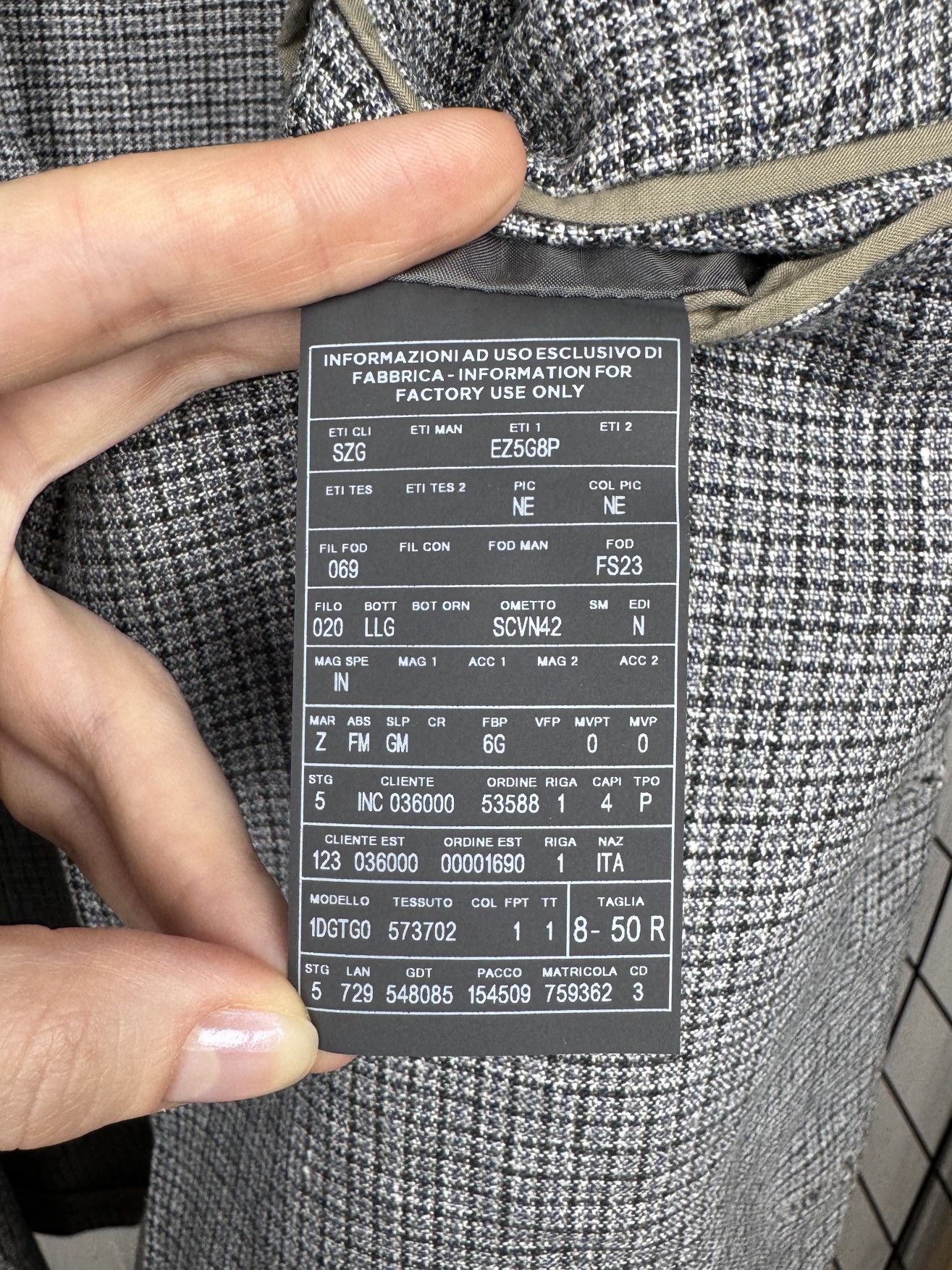 Z Zegna Z Zegna Ermenegildo 100% Linen checkered unlined blazer 50 Size 40R - 10 Thumbnail