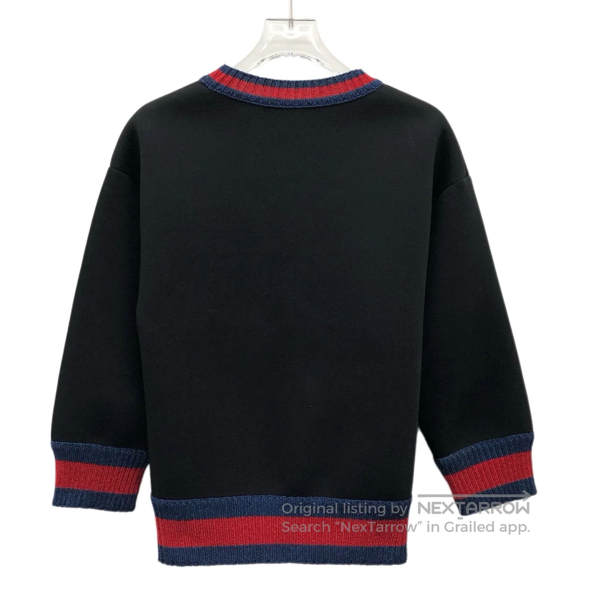 Gucci Guicci Black one-arrow-through-heart diamond-studded print Size US XXS / EU 40 - 2 Thumbnail