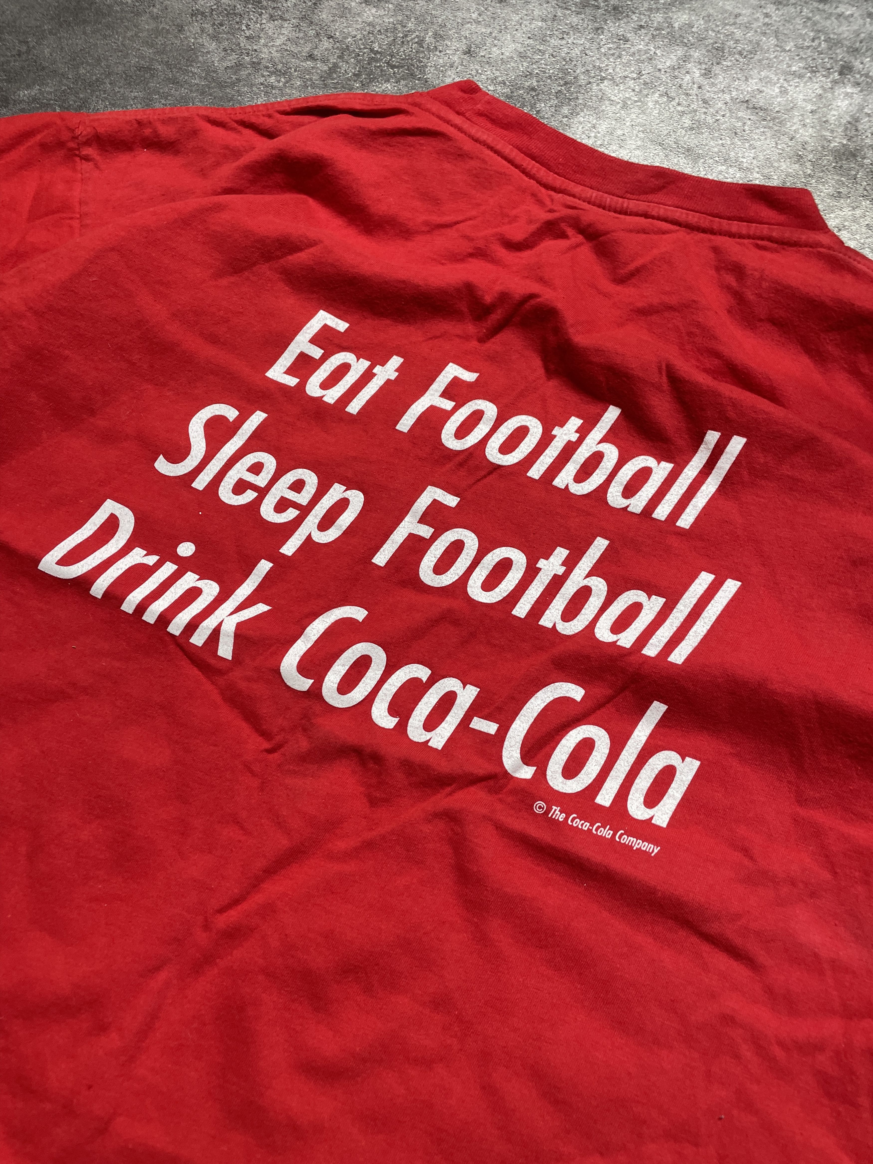 Coca Cola ❗️RARE❗️Vintage 1996 UEFA Euro England Coca Cola T-Shirt Size US L / EU 52-54 / 3 - 7 Thumbnail