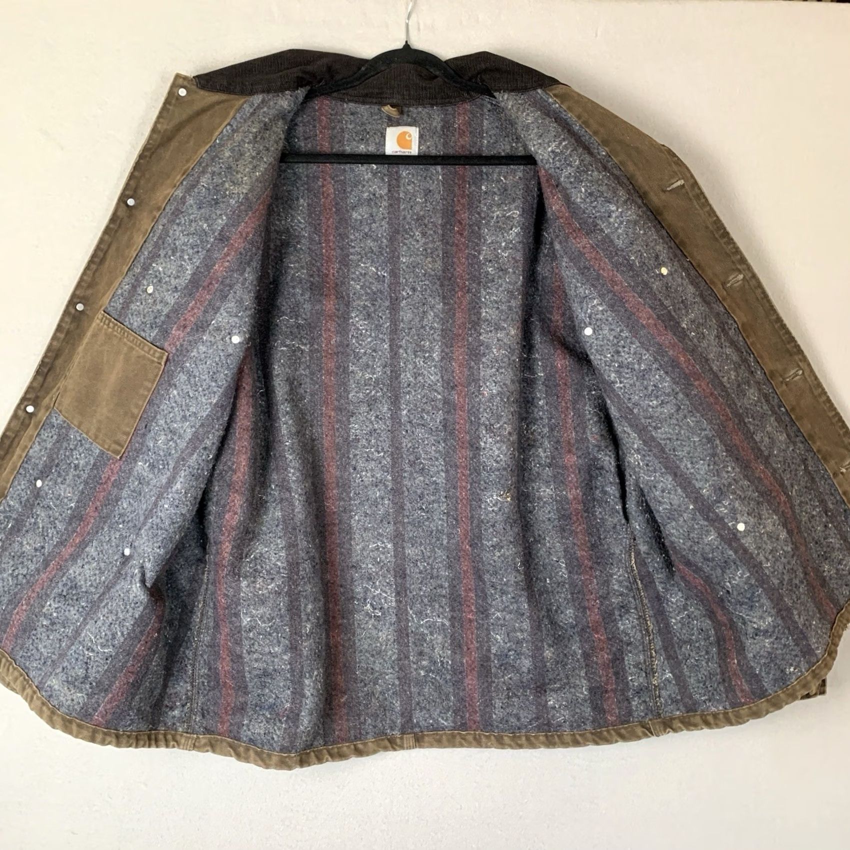 Carhartt VINTAGE Carhartt Coat Chore 2XL Jacket Barn Brown Duck Canvas Lined 90s Outdoor Working Mens Jackets Size US XXL / EU 58 / 5 - 5 Thumbnail