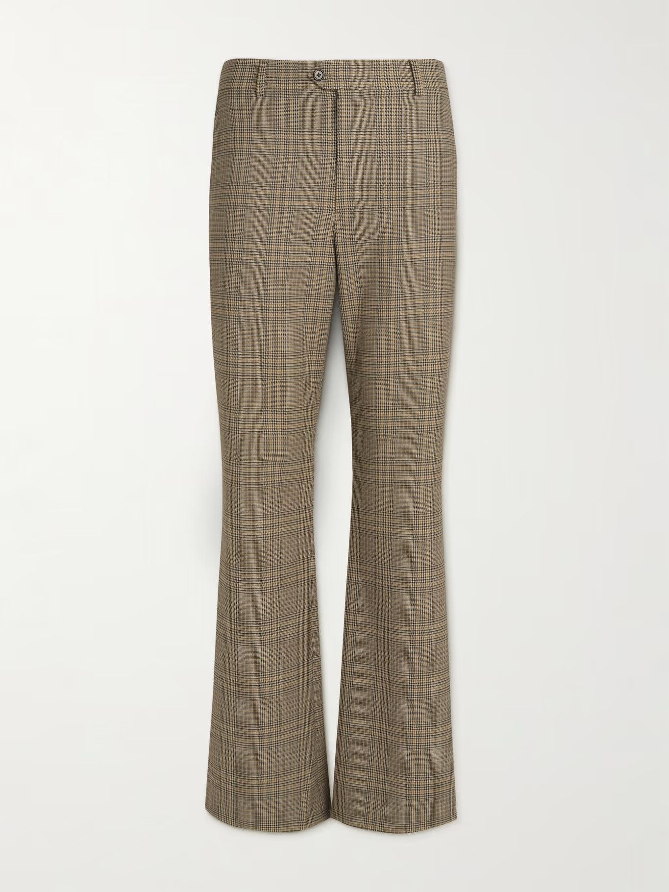 Celine CELINE HOMME Slim-Fit FlaredPrinceofWalesCheckedTrousers Size US 30 / EU 46 - 8 Thumbnail