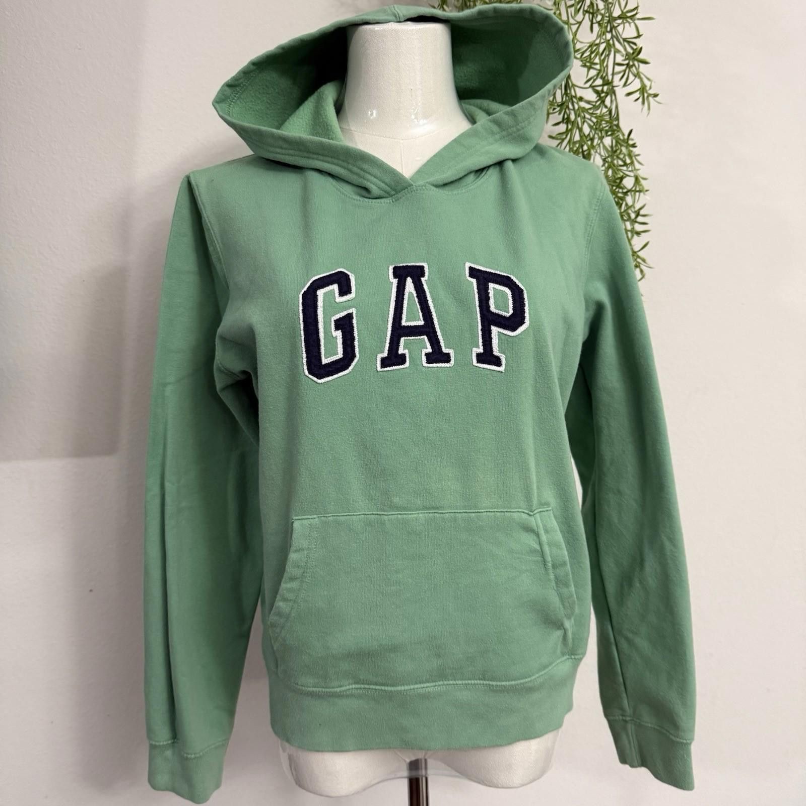 Gap Green Gap Pullover Hoodie Medium Size M / US 6-8 / IT 42-44 - 1 Thumbnail