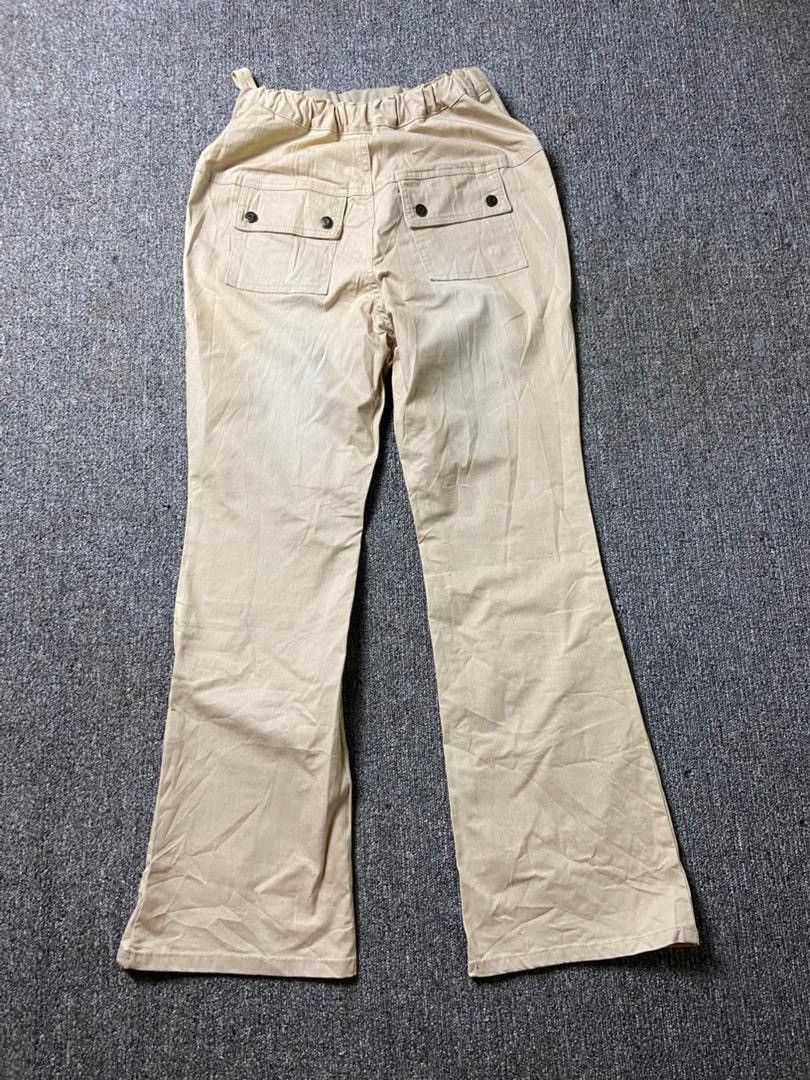 Japanese Brand A.I.N Japanese Brand High Rise Waist Flare Pants (184) Size 36" / US 14 / IT 50 - 2 Thumbnail