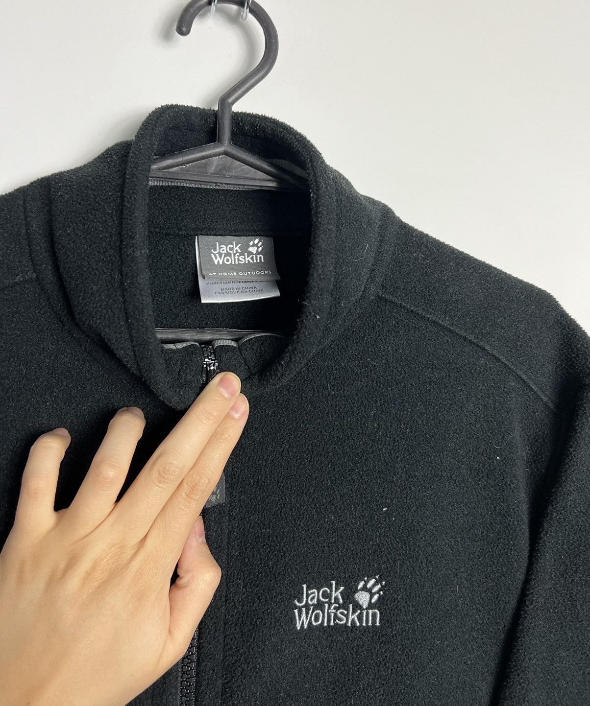 Jack Wolfskin Fleece Jacket Jack Wolfskin Black Zipped Size US M / EU 48-50 / 2 - 2 Thumbnail