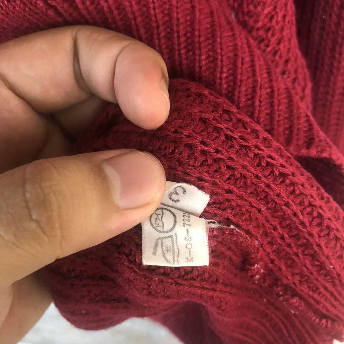 Homespun Knitwear × Japanese Brand Ladies Knit Costume vintage japan Red Cardigan #A20 Size US M / EU 48-50 / 2 - 11 Thumbnail