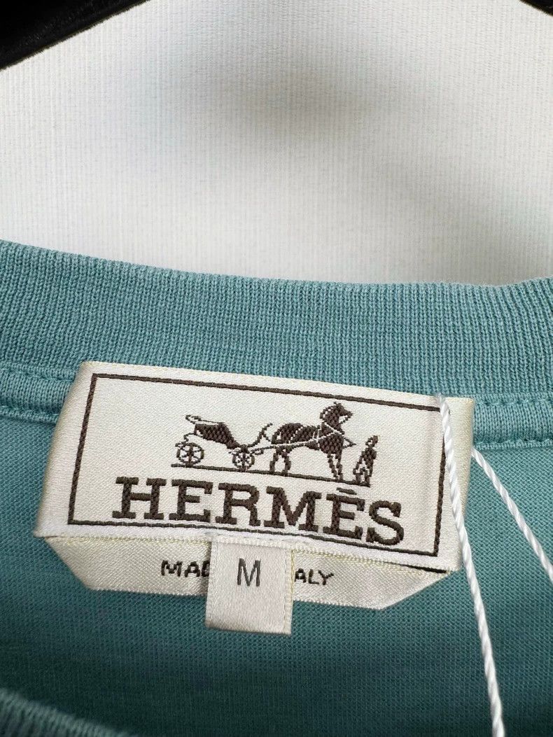 Hermes Hermes Short Sleeve Shirt M Size-2506 Size US M / EU 48-50 / 2 - 2 Thumbnail