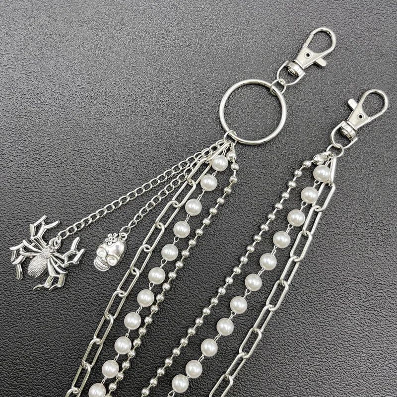 Jewelry Spider kull Pendant Keychain Size ONE SIZE - 2 Thumbnail