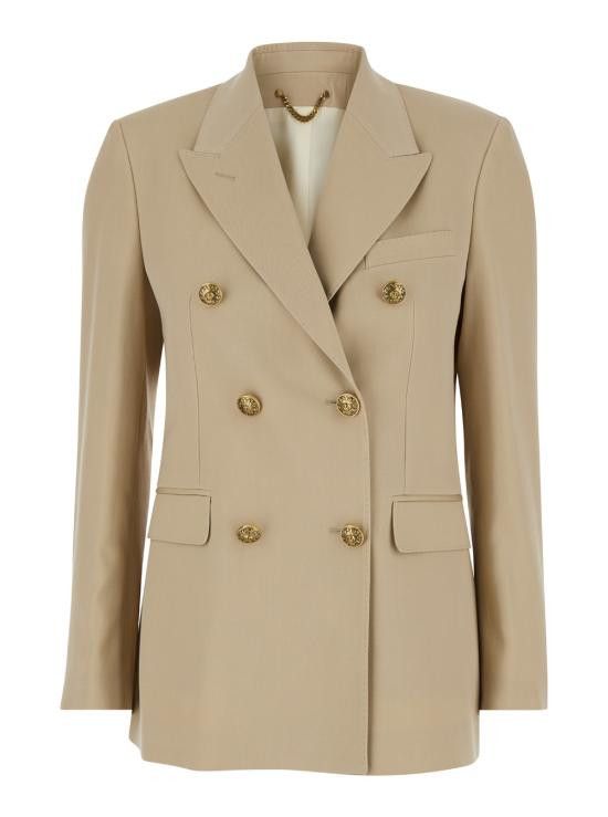 Golden Goose GOLDEN GOOSE Women Suit Jackets GWP00829P00126715272 Beige Size S / US 4 / IT 40 - 1 Thumbnail