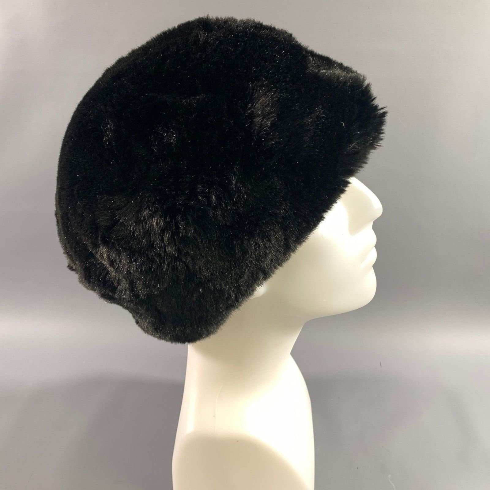 Other GILLY FORGE Black Cotton Acrylic Faux fur Hats Size ONE SIZE - 2 Thumbnail