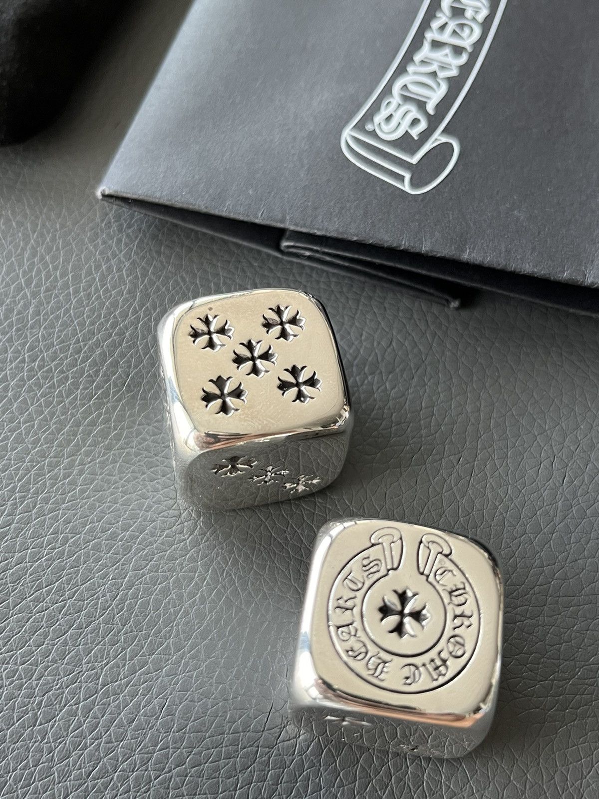 Chrome Hearts Extremely RARE Chrome Hearts Dice Set (x2) Size ONE SIZE - 18 Thumbnail