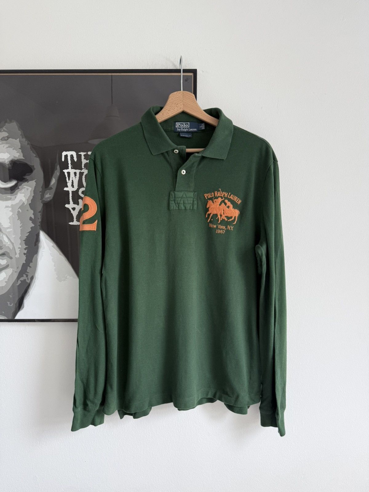 Polo Ralph Lauren × Vintage VINTAGE POLO RALPH LAUREN RUGBY LONG SLEEVE SHIRT Y2K Size US L / EU 52-54 / 3 - 1 Thumbnail
