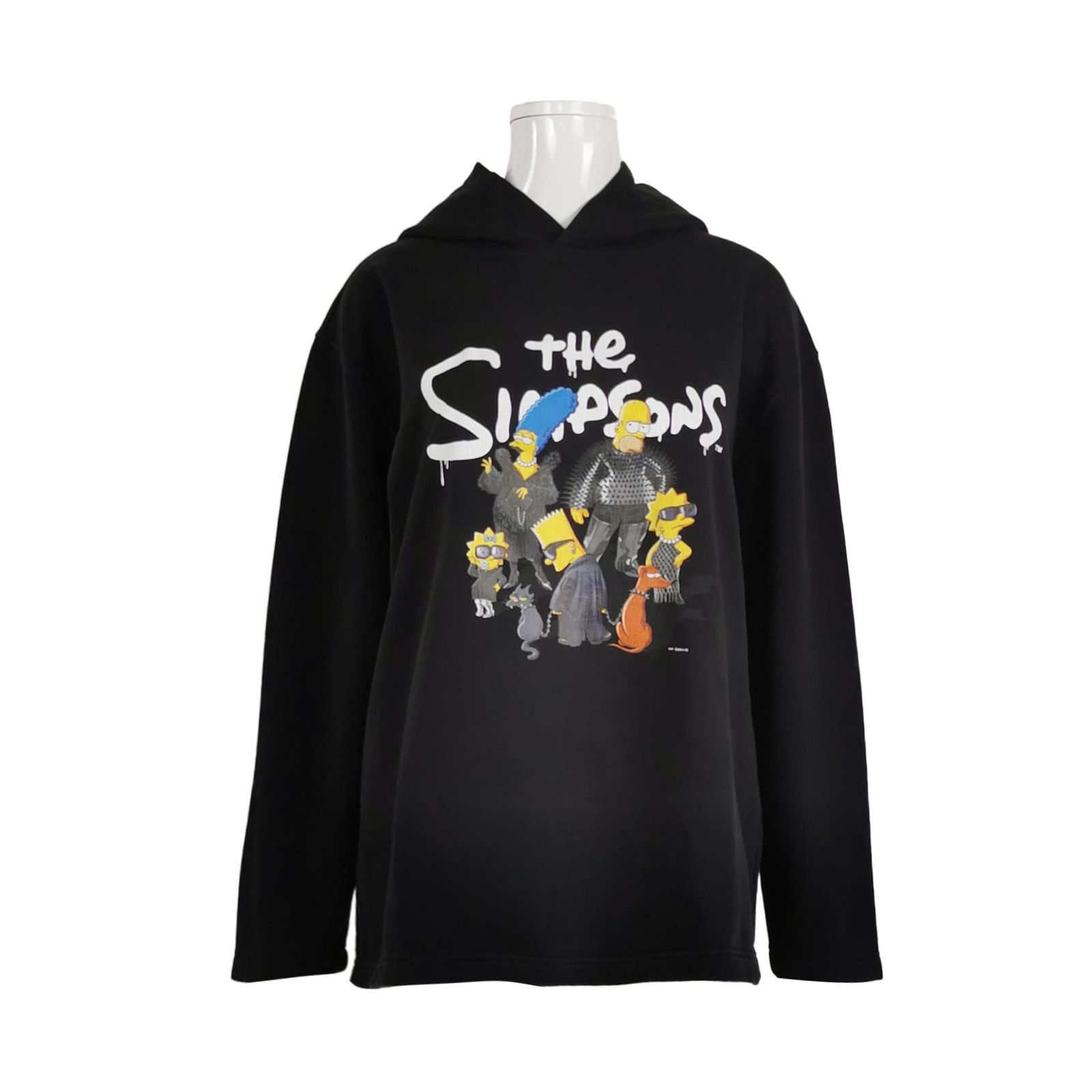 Balenciaga Balenciaga x The Simpsons S Cotton Cartoon Hoodie Size S / US 4 / IT 40 - 1 Thumbnail
