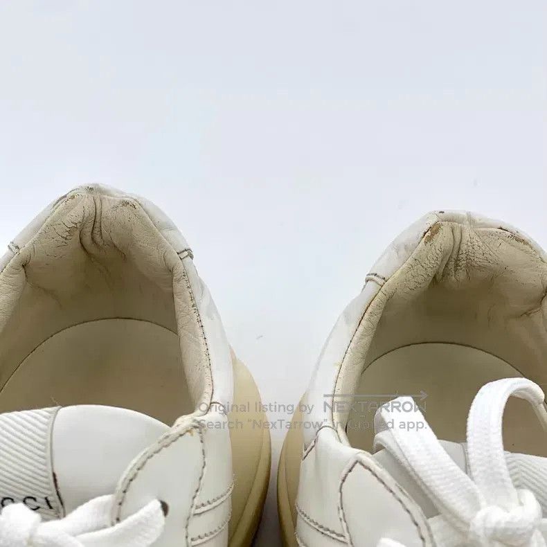 Gucci Gucci White tiger print lace-up casual flat dad shoes Size US 8 / EU 41 - 9 Thumbnail