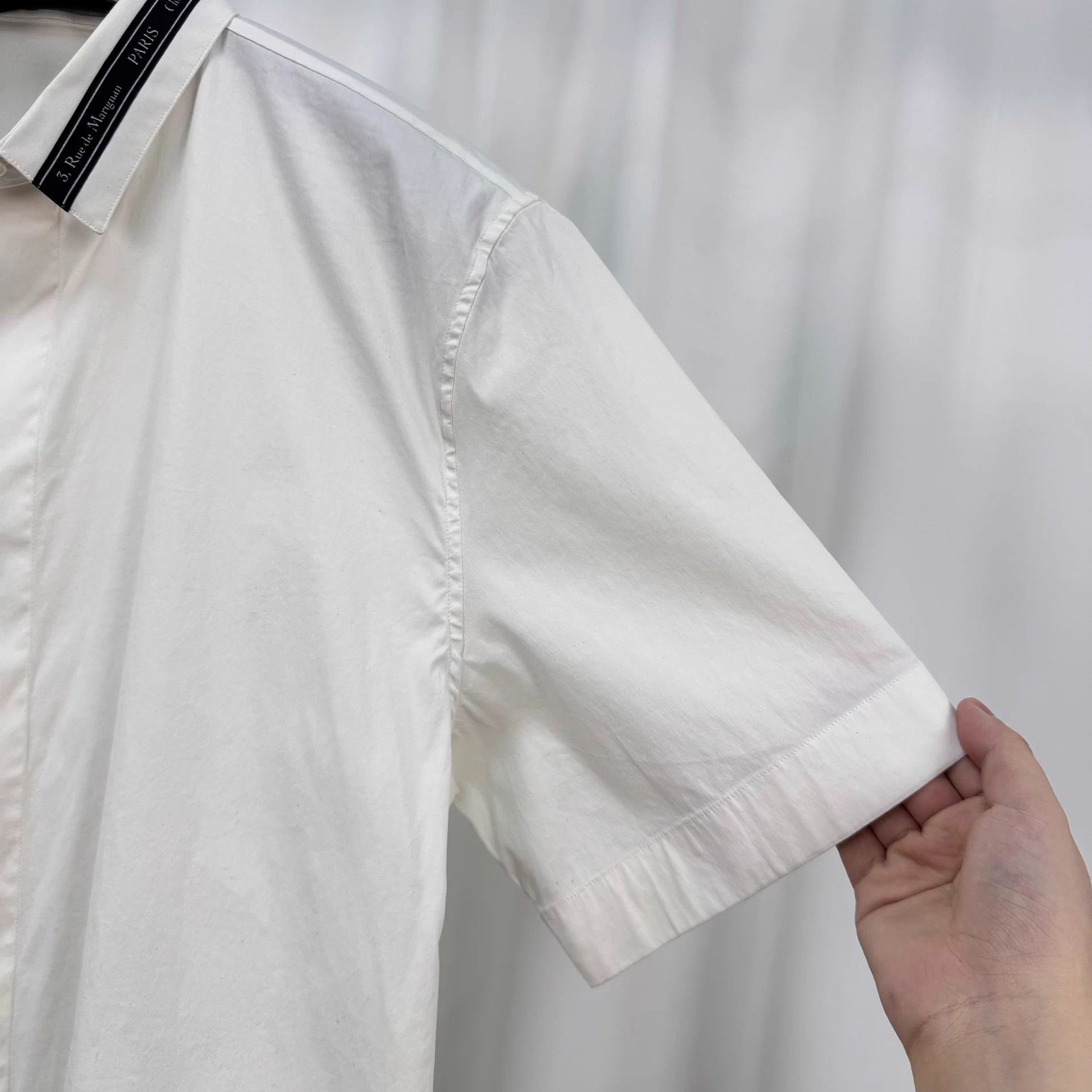 Dior Dior Neck Logo Short Sleeve Shirt 42 98new KL11268 Size US L / EU 52-54 / 3 - 4 Thumbnail