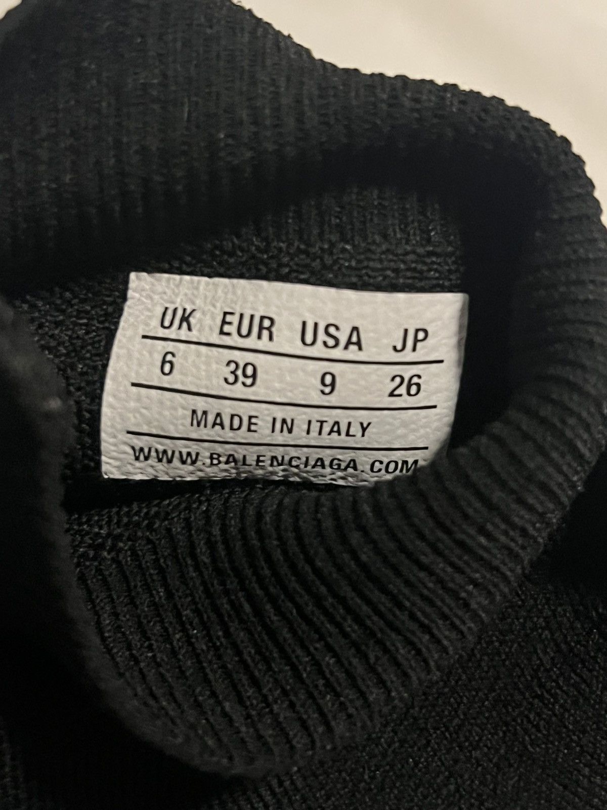 Balenciaga Balenciaga Black Speed Trainer Clear Sole Size 39EU Size US 6.5 / EU 39-40 - 6 Thumbnail