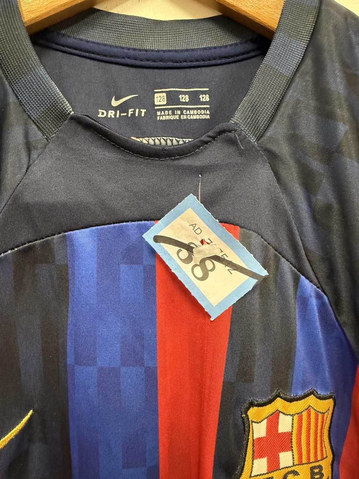 Nike FC Barcelona Ansu Fati #10 Soccer Jersey Size ONE SIZE - 2 Thumbnail