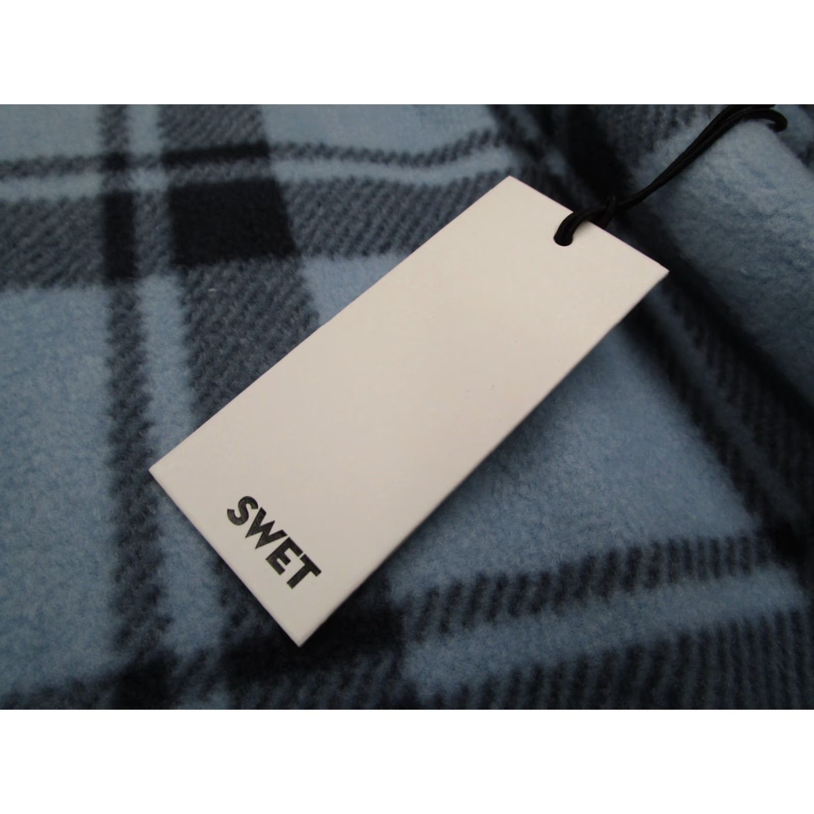 Vintage Swet Tailor Shirt Mens 3XL Blue Plaid Fleece Flannel Button-Up Long Sleeve Travel Size US XXL / EU 58 / 5 - 3 Thumbnail