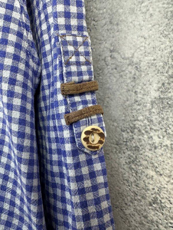 Other OS Trachten Bavarian Gingham Check Shirt Oktoberfest Size US XXL / EU 58 / 5 - 11 Thumbnail