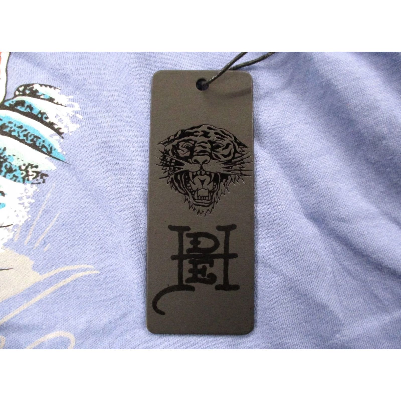 Ed Hardy Ed Hardy Shirt Womens L Purple Grunge California Cropped Casual Tee Womens L Purple Grunge California Cropped Tee Size L / US 10 / IT 46 - 7 Thumbnail