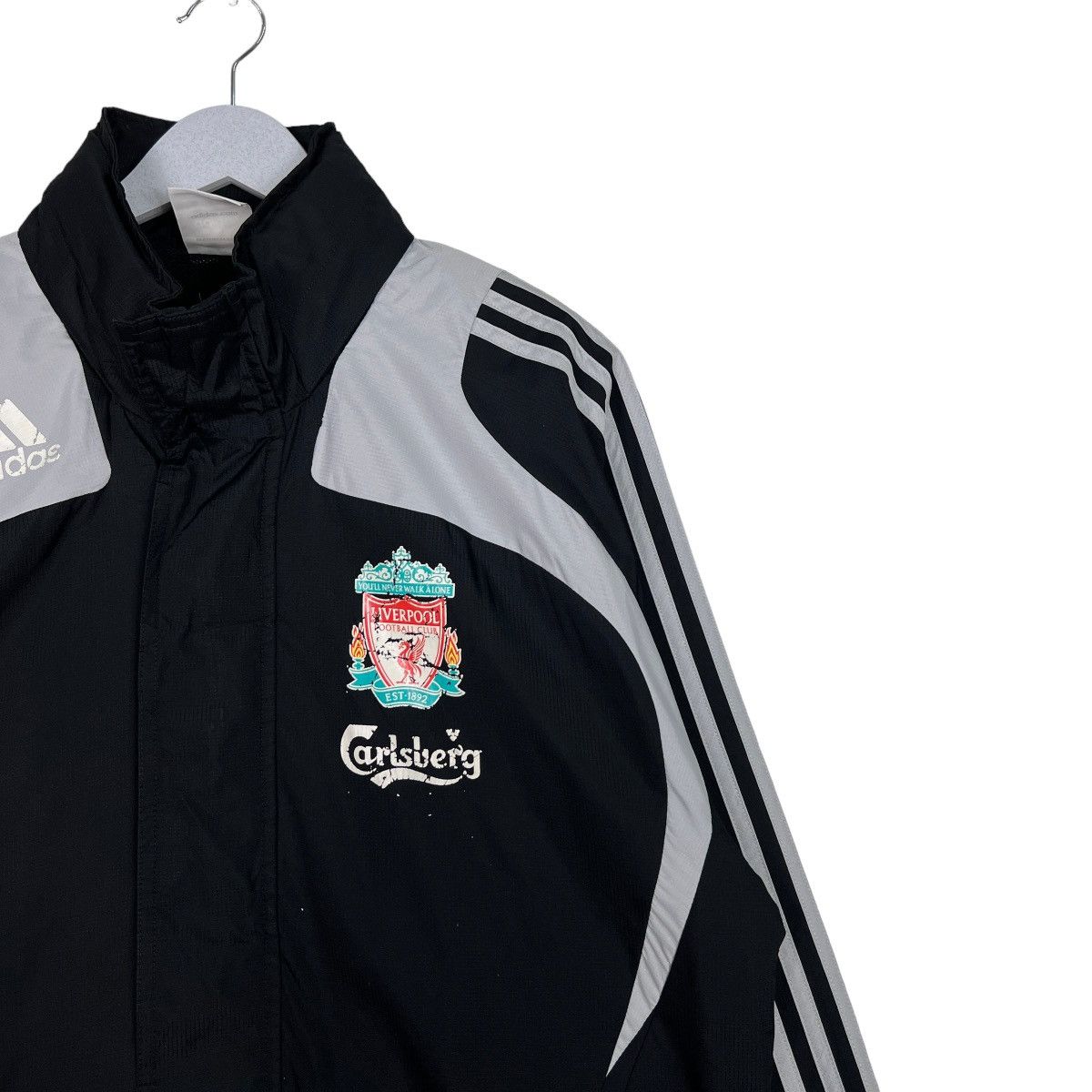 Adidas Y2K LIVERPOOL ADIDAS TRAINER JACKET Size US S / EU 44-46 / 1 - 6 Thumbnail