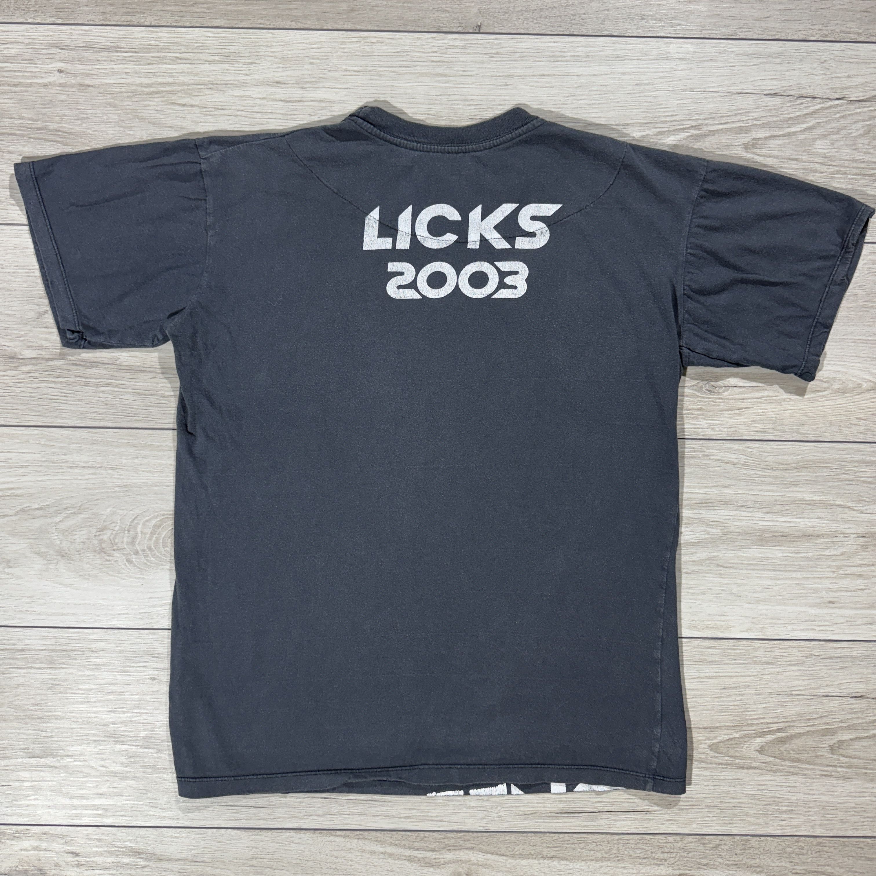The Rolling Stones Vintage The Rolling Stones Licks Tour 2002/03 T Shirt Size M Size US M / EU 48-50 / 2 - 3 Thumbnail