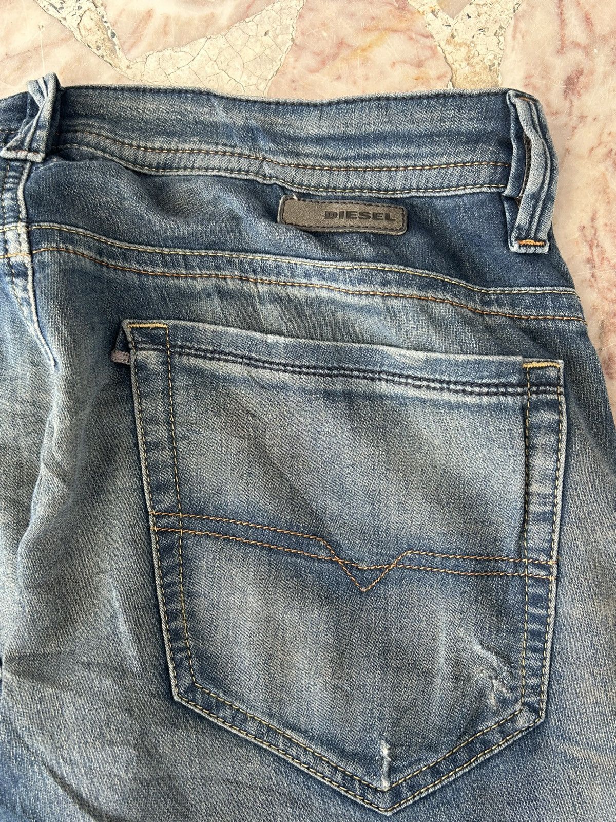 Diesel Diesel Biker Sweat Denim Pants Size US 30 / EU 46 - 14 Thumbnail