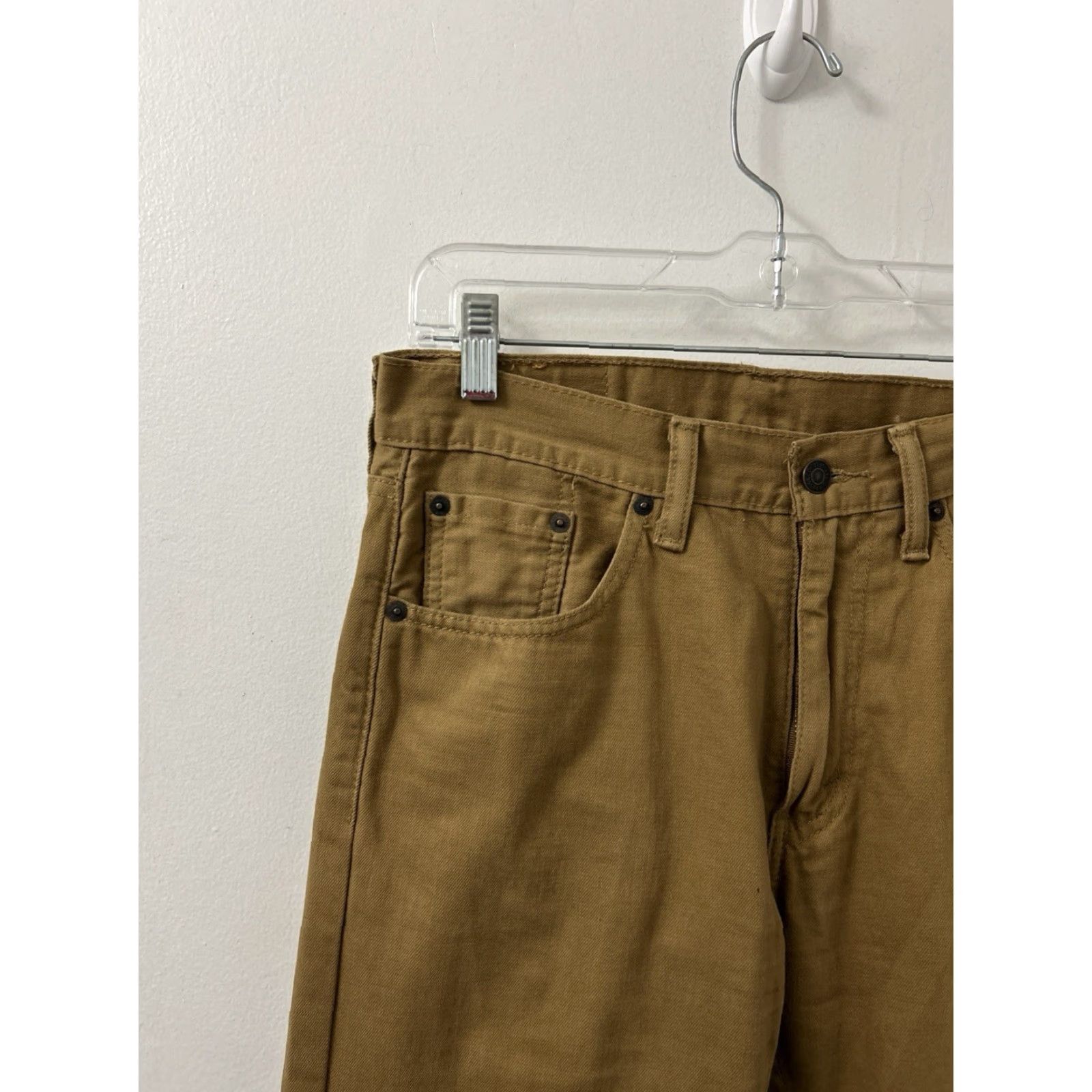 Vintage Levi Strauss 505 Pants Mens 30x30 Brown Regular Fit Khakis Trousers Corduroy Stress? 505 Model Size US 30 / EU 46 - 4 Thumbnail