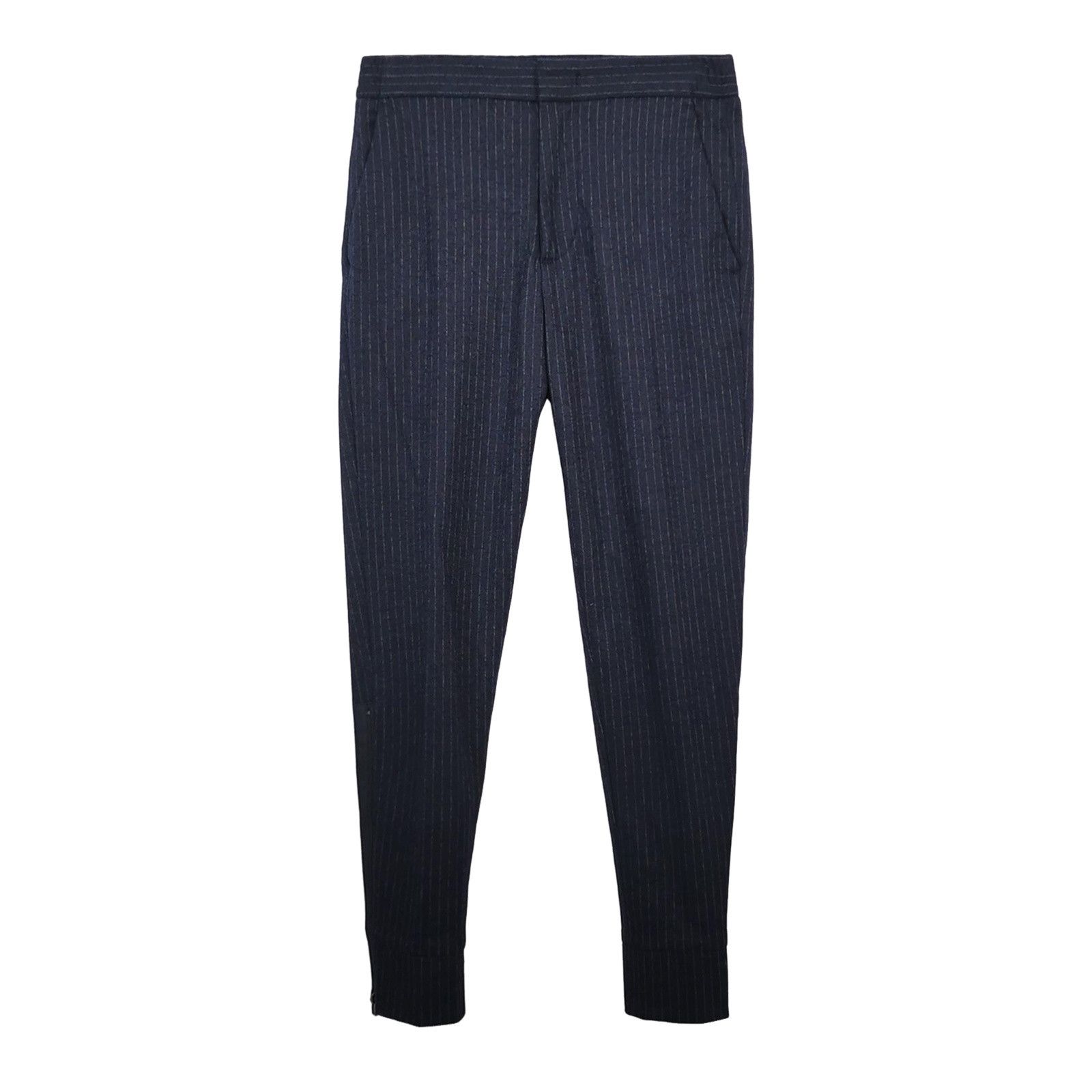 Emporio Armani Emporio Armani Pinstripe Casual Pants XS Size US 28 / EU 44 - 1 Thumbnail