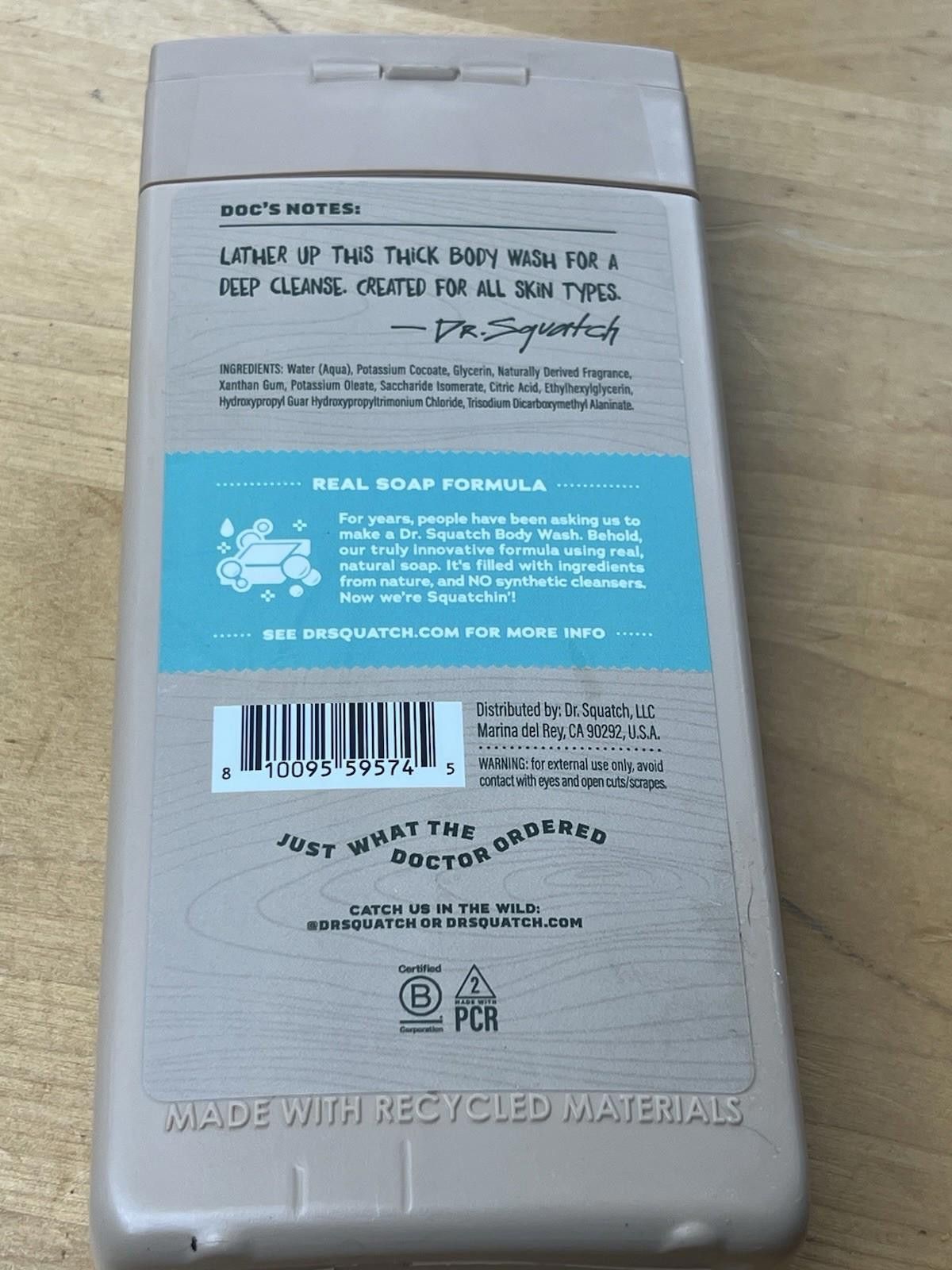 Other DR. SQUATCH Non Exfoliat Body Wash Coconut Castaway 14 fl oz Size ONE SIZE - 11 Thumbnail