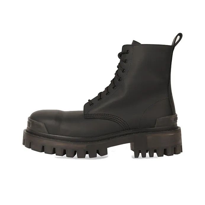 Balenciaga o1mt1gz0924 Leather Ankle Boots in Black Size US 9 / IT 39 - 2 Thumbnail