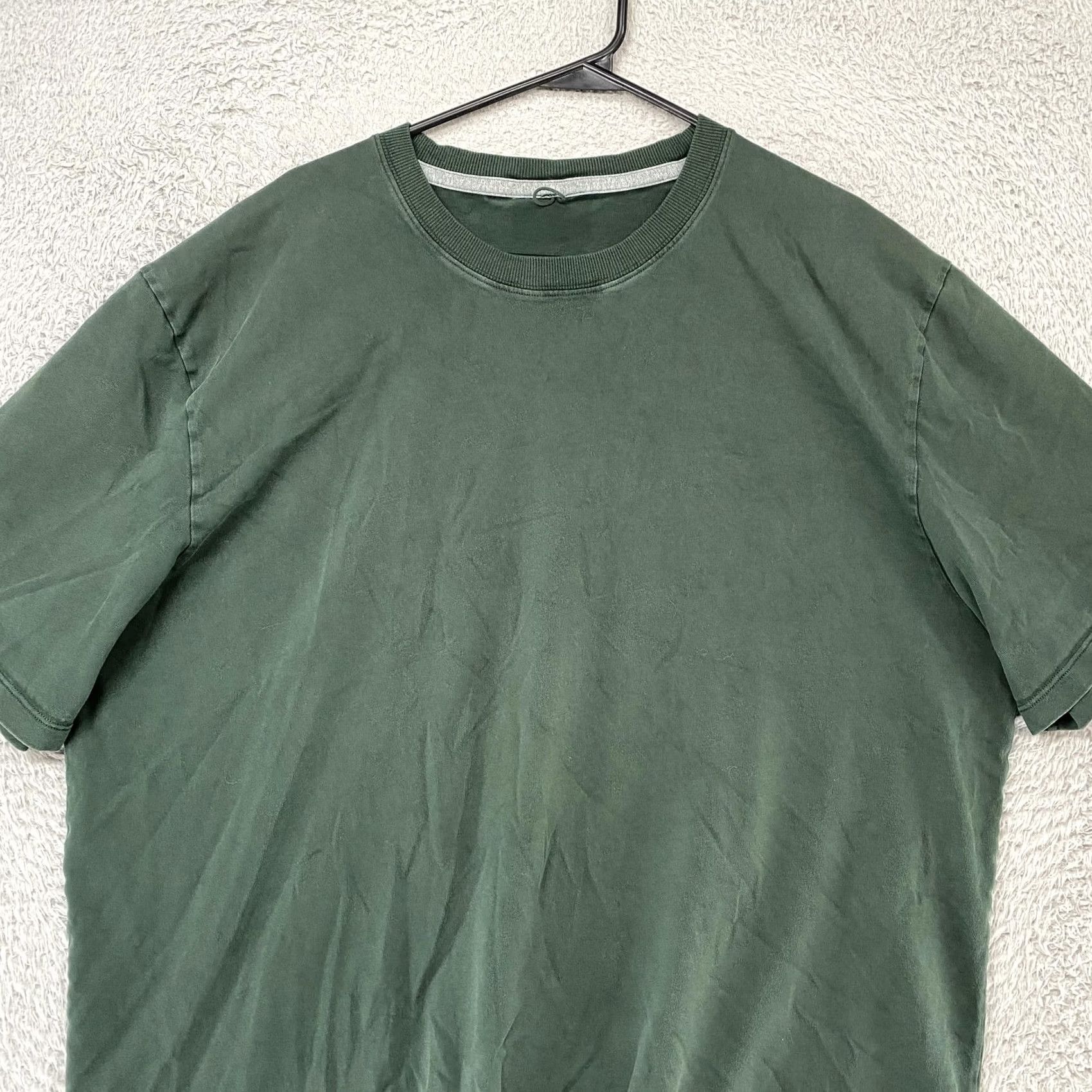 Lululemon Lululemon Mens Large Green Oversized Heavyweight Crewneck Cotton Tee Shirt Size US L / EU 52-54 / 3 - 3 Thumbnail