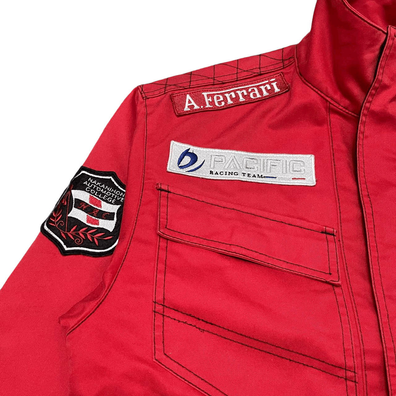 Ferrari Vintage Nakanihon Automotive College Racing Jacket Size US L / EU 52-54 / 3 - 5 Thumbnail