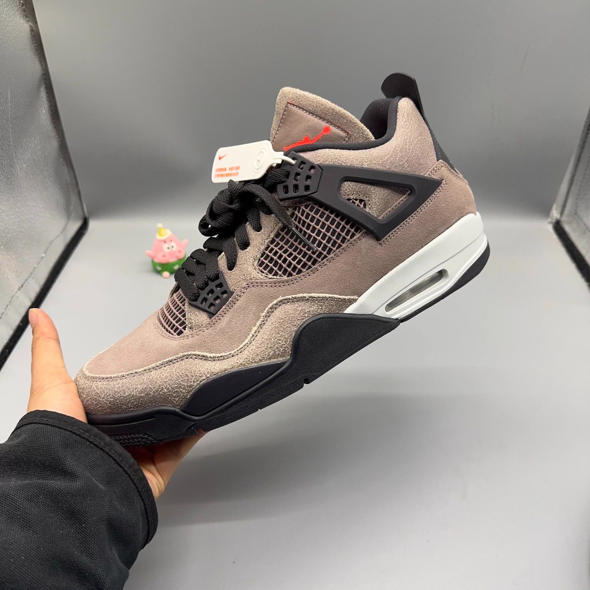 Nike Jordan aj4 Mocha Black Brown 46 Size US 13 / EU 46 - 6 Thumbnail